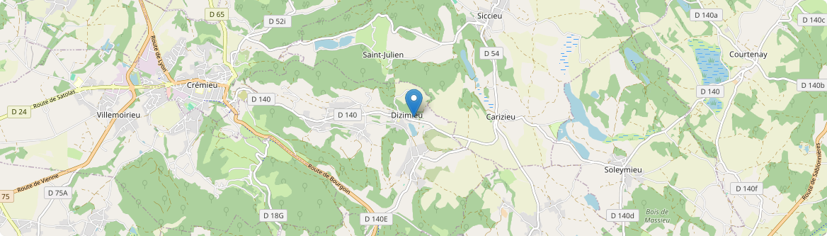Dizimieu - Carte