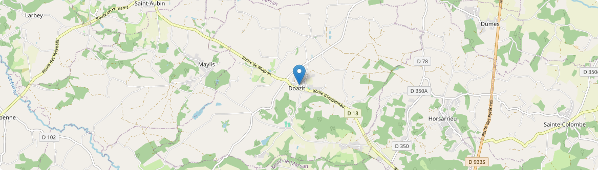 Doazit - Carte