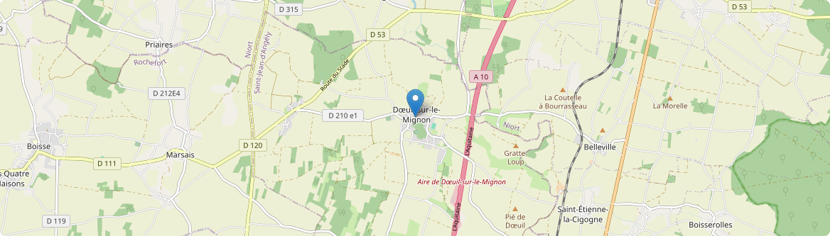 Dœuil-sur-le-Mignon - Carte