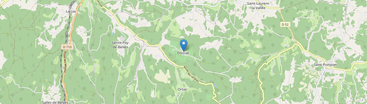Doissat - Carte