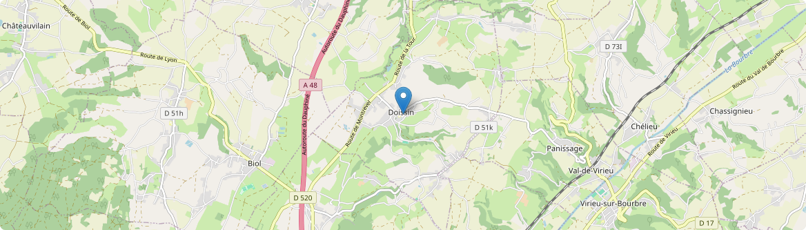Doissin - Carte