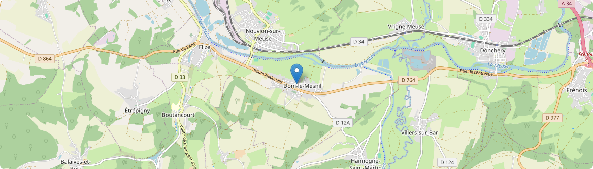 Dom-le-Mesnil - Carte