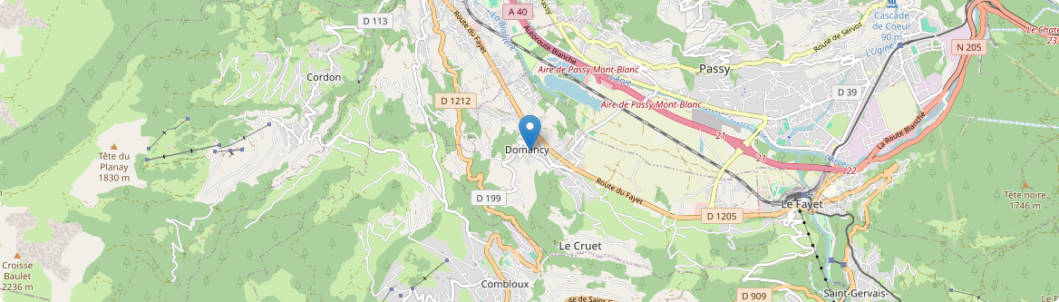 Domancy - Carte
