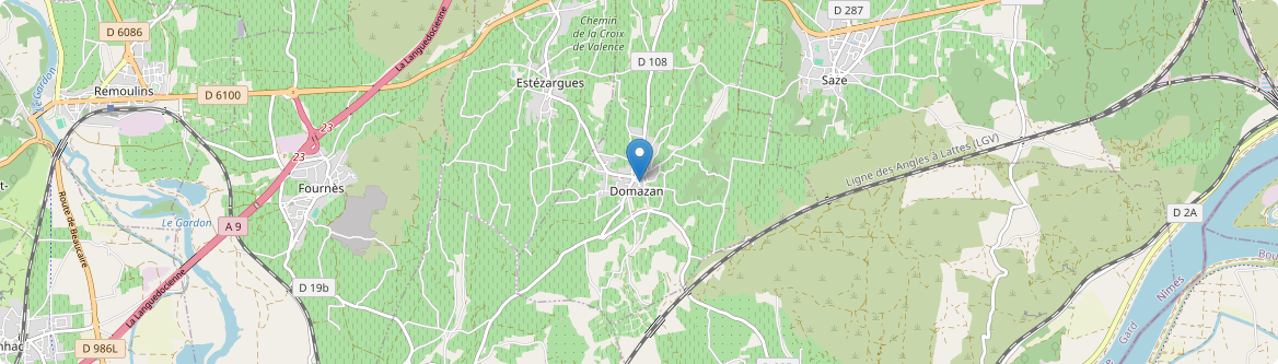 Domazan - Carte