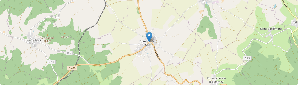Dombrot-le-Sec - Carte