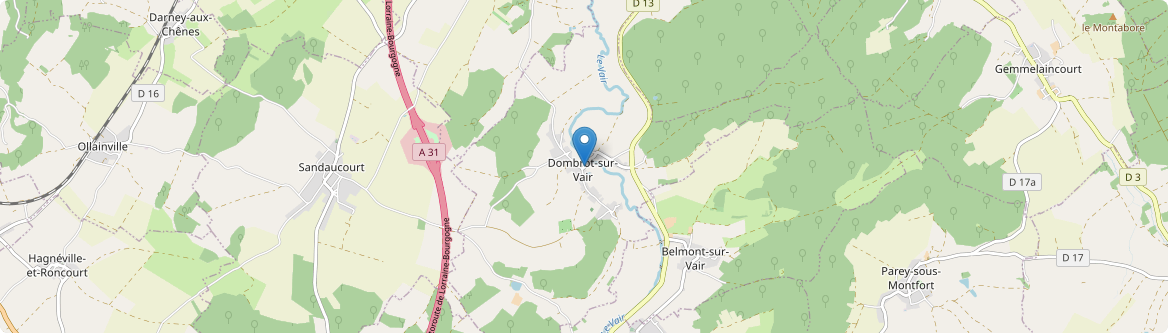 Dombrot-sur-Vair - Carte