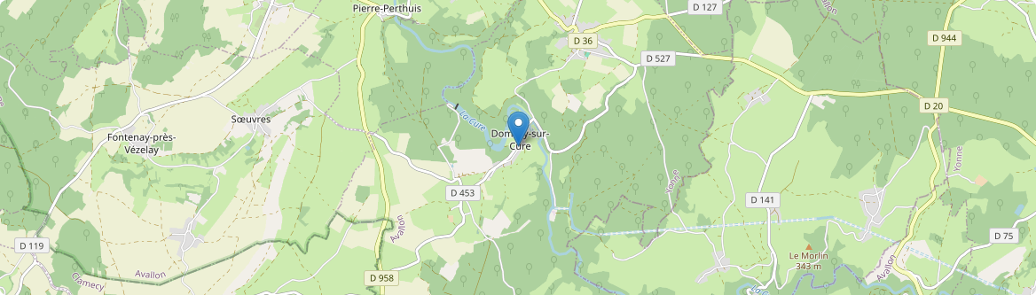 Domecy-sur-Cure - Carte