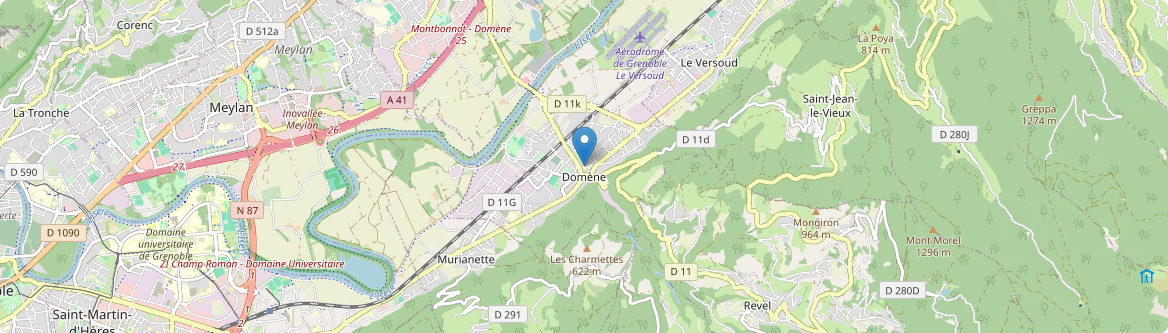 Domène - Carte