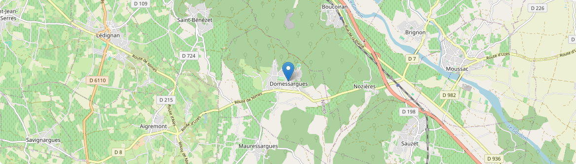 Domessargues - Carte