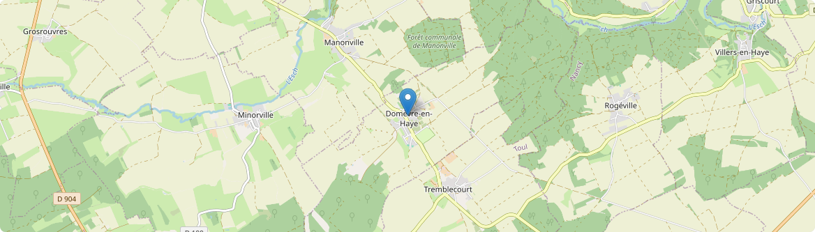 Domèvre-en-Haye - Carte