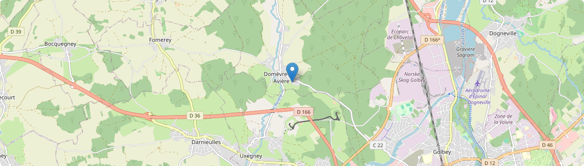 Domèvre-sur-Avière - Carte