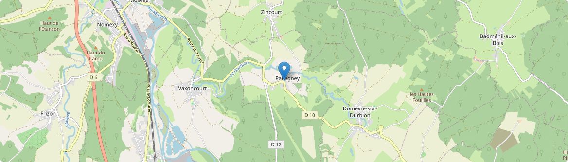 Domèvre-sur-Durbion - Carte