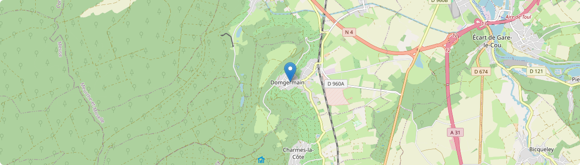 Domgermain - Carte