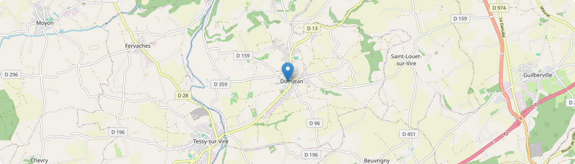 Domjean - Carte