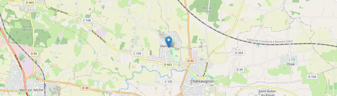 Domloup - Carte