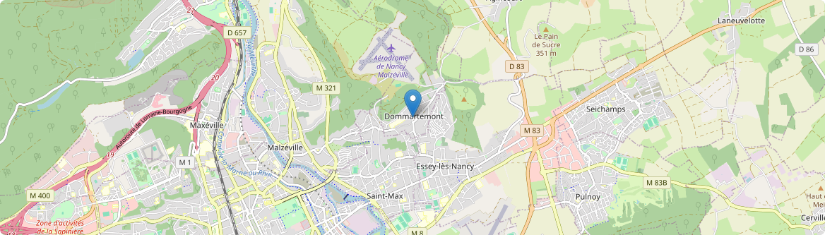 Dommartemont - Carte