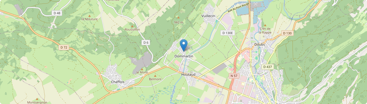 Dommartin - Carte