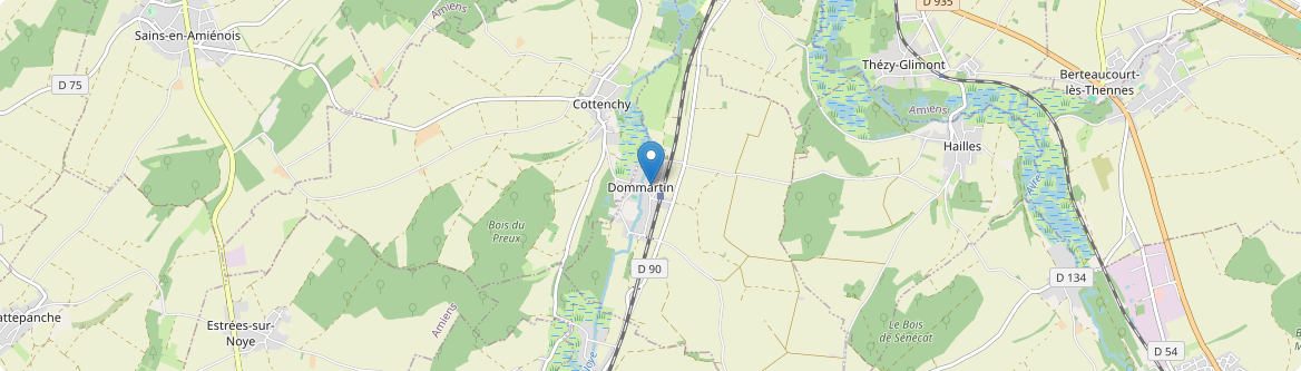 Dommartin - Carte