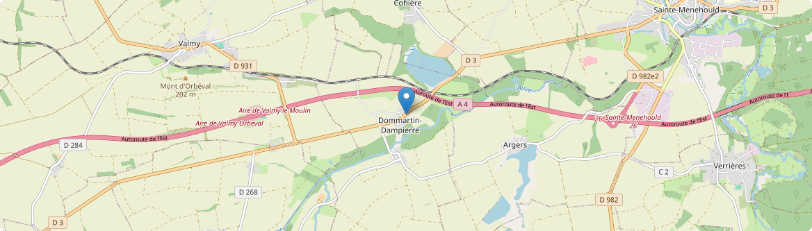 Dommartin-Dampierre - Carte