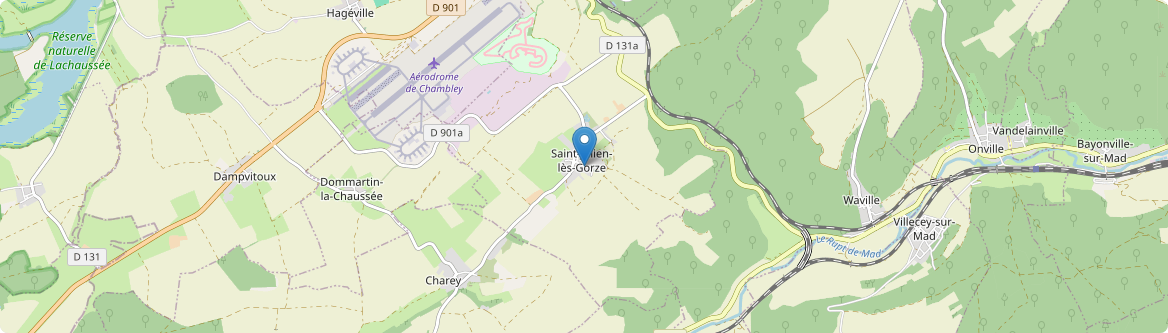 Dommartin-la-Chaussée - Carte
