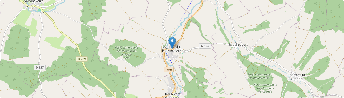Dommartin-le-Saint-Père - Carte
