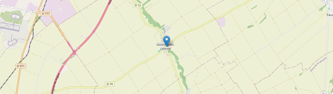 Dommartin-Lettrée - Carte