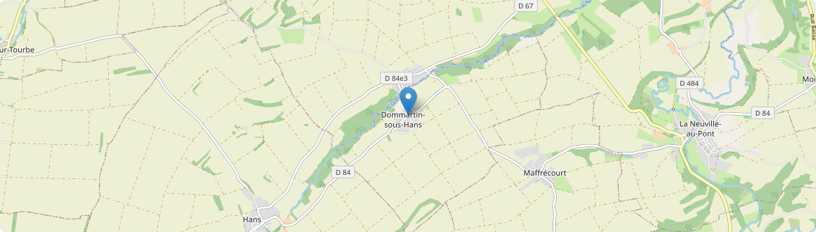 Dommartin-sous-Hans - Carte