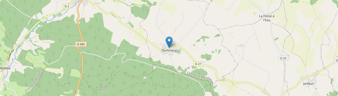 Dommery - Carte