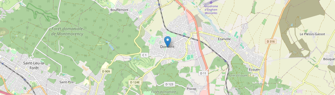 Domont - Carte