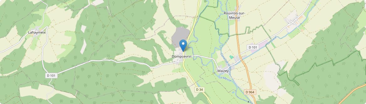 Dompcevrin - Carte