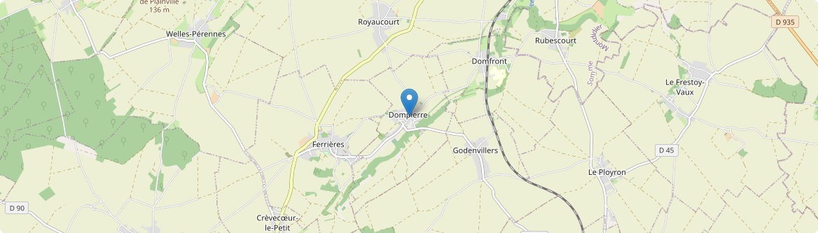 Dompierre - Carte