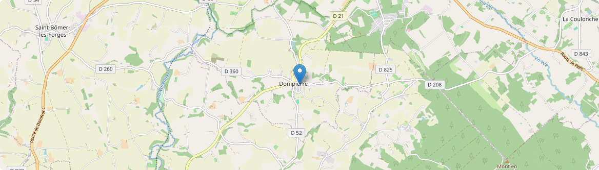 Dompierre - Carte