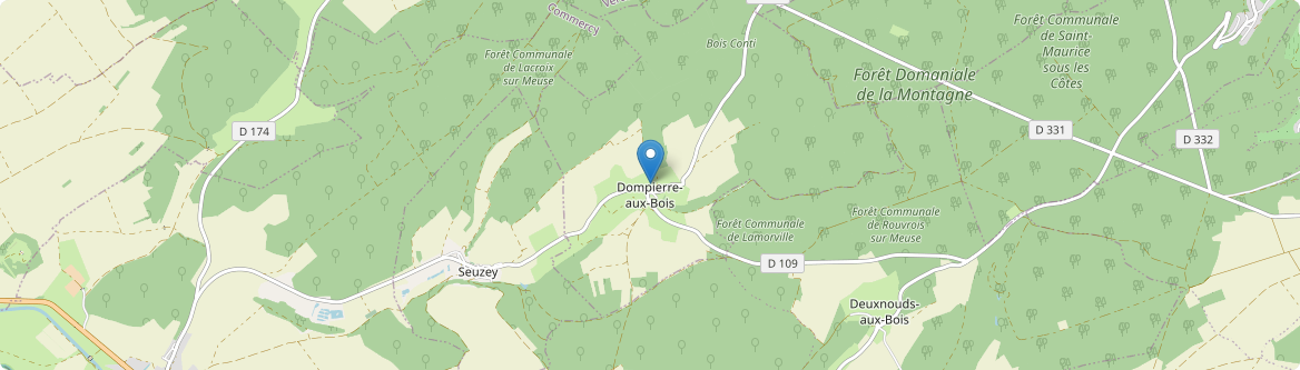 Dompierre-aux-Bois - Carte