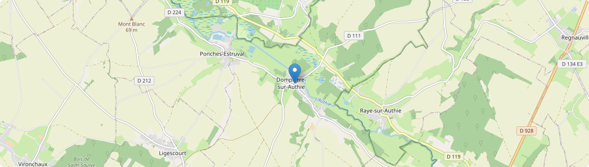 Dompierre-sur-Authie - Carte