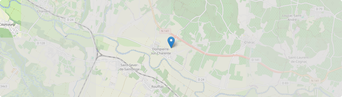 Dompierre-sur-Charente - Carte