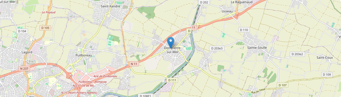 Dompierre-sur-Mer - Carte