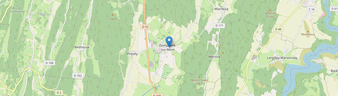 Dompierre-sur-Mont - Carte