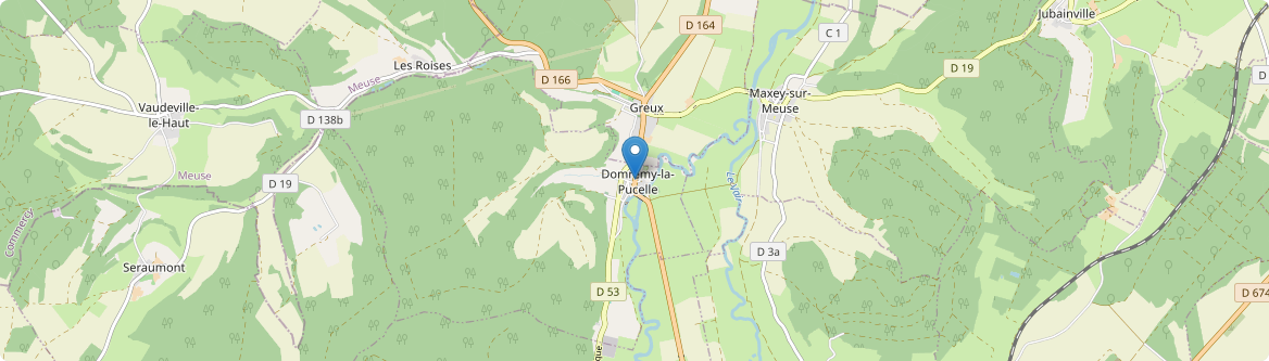 Domrémy-la-Pucelle - Carte