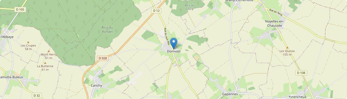 Domvast - Carte