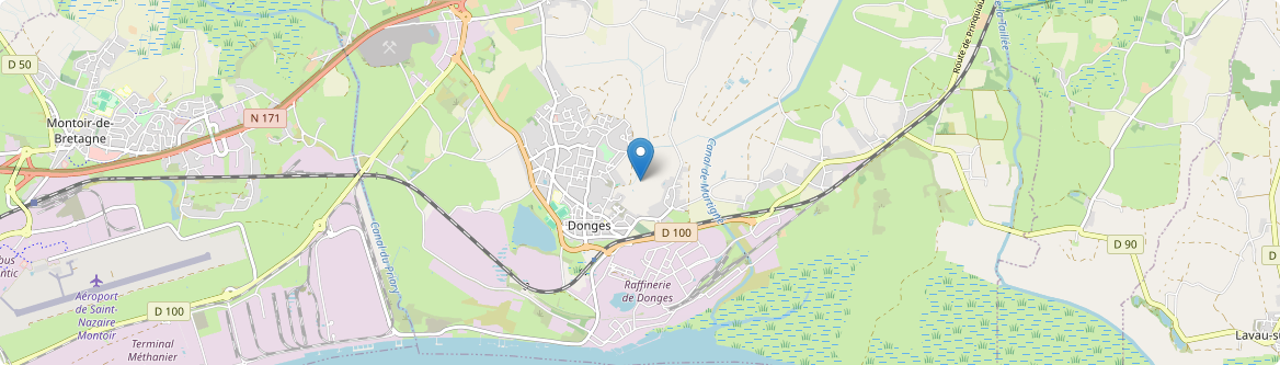 Donges - Carte