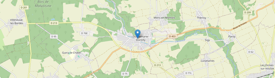 Donnemarie-Dontilly - Carte