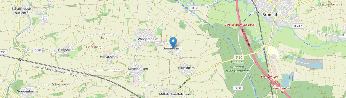 Donnenheim - Carte