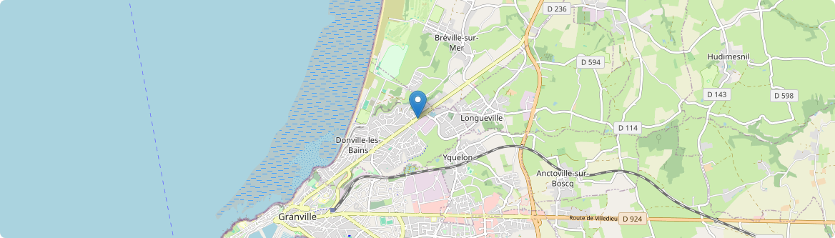 Donville-les-Bains - Carte