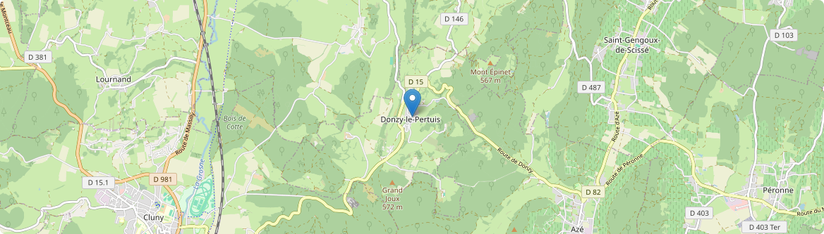 Donzy-le-Pertuis - Carte