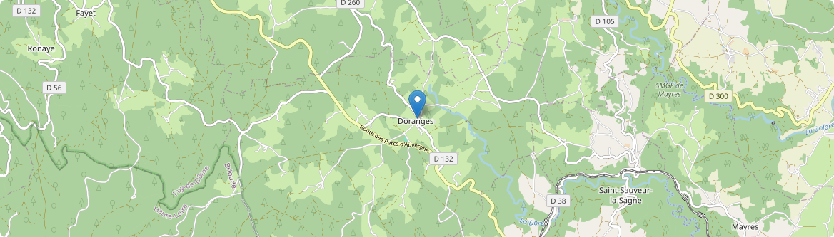 Doranges - Carte