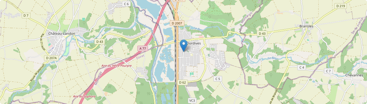 Dordives - Carte