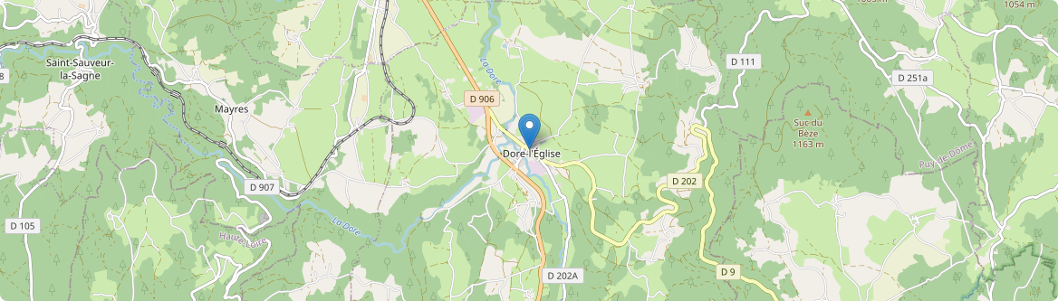 Dore-l'Église - Carte