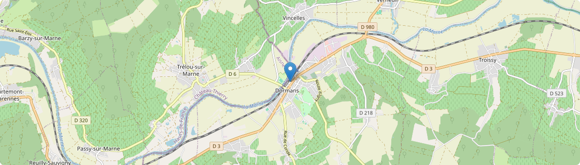 Dormans - Carte