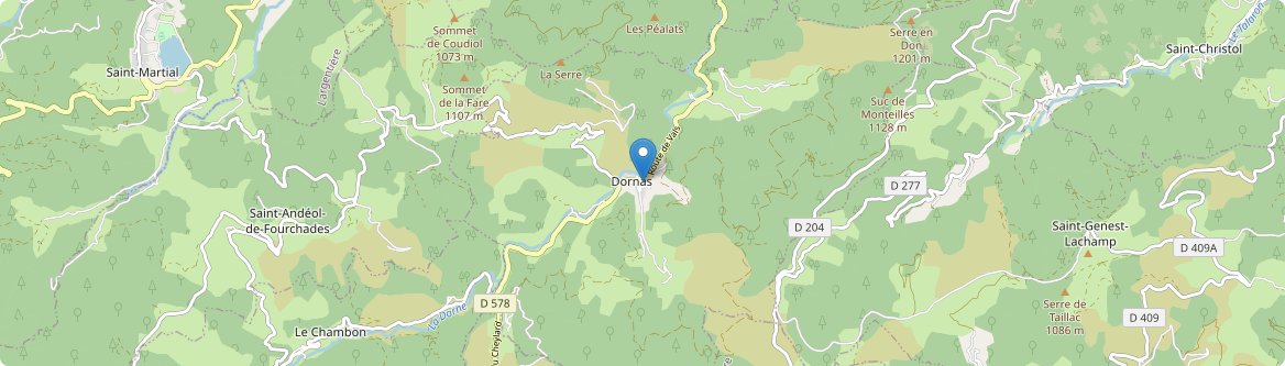 Dornas - Carte