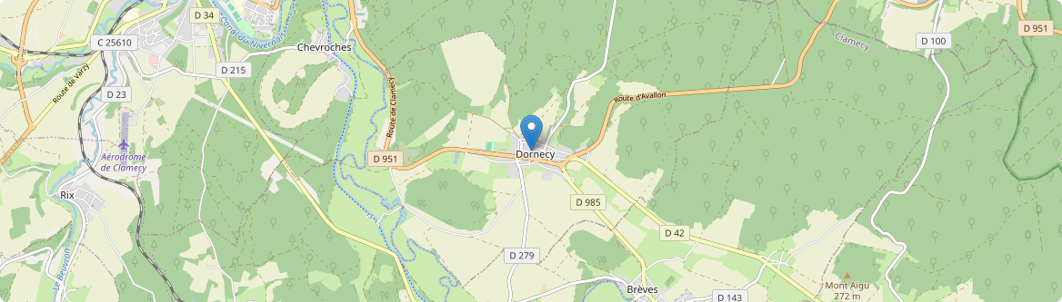 Dornecy - Carte